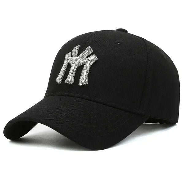 Women’s Rhinestone Baseball Cap – Fashion Casual Sunshade Hat