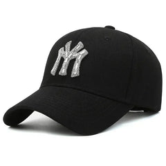 Women’s Rhinestone Baseball Cap – Fashion Casual Sunshade Hat