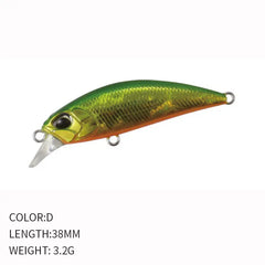 38mm Mini Sinking Minnow Fishing Lure