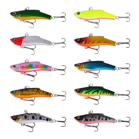 10-Pcs VIB Crankbait Fishing Lures