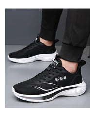 Men’s Carbon Plate Running Shoes – Lightweight Casual Sports Sneakers