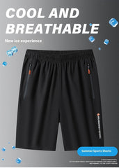Men’s Plus Size Quick-Dry Sports Shorts – M to 8XL