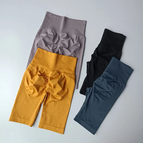Women’s High-Waist Fitness Yoga Shorts