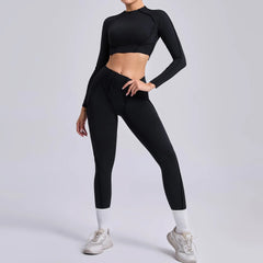 Women’s Seamless High-Waist Yoga Set