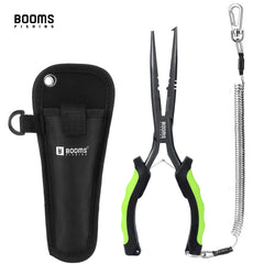 Booms Fishing F03 Long Nose Pliers – 23cm Stainless Steel Hook Remover & Line Cutter