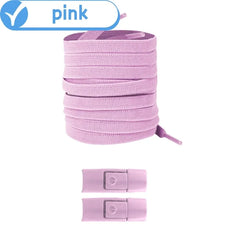 Elastic No-Tie Shoelaces with Press Lock