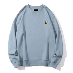 2025 LYLE Cotton O-Neck Sports Hoodie – Eagle Logo Unisex Casual Sweatshirt