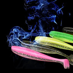 10-Pcs T-Tail Soft Fishing Baits