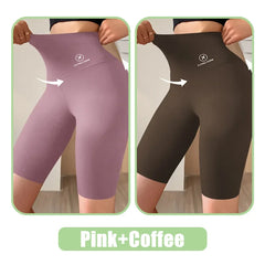 Women’s High Waist Sports Shorts – M to XL