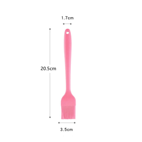 Food Grade Silicone BBQ Oil Brush – Heat Resistant Basting & Pastry Brush for Cooking and Baking