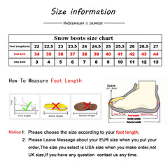 Men’s Winter Plush High-Top Snow Boots – Thick Warm Cotton Outdoor Shoes