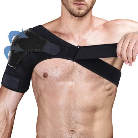 Adjustable Shoulder Brace with Pressure Pad – Left & Right Support