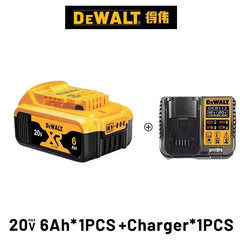 DeWALT 20V MAX Battery Pack – 2Ah/5Ah/6Ah + Charger (Compatible with FlexVolt & DCB Series)