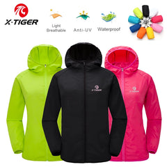 X-TIGER Windproof Cycling Jacket – Lightweight Reflective MTB Windcoat