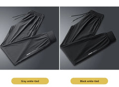 Men’s Ice Silk Quick-Dry Pants – Lightweight, Elastic, and Breathable Summer Trousers