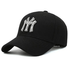 Women’s Rhinestone Baseball Cap – Fashion Casual Sunshade Hat