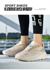 Men & Women Carbon Plate Running Shoes – Lightweight Breathable Athletic Sneakers