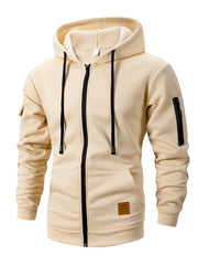 2025 Autumn Men’s Slim Fit Zipper Hoodie Jacket
