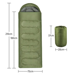 Ultralight 4-Season Waterproof Camping Sleeping Bag – Warm Envelope Design for Outdoor Hiking & Travel
