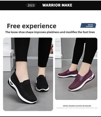 Women’s Breathable Sports Sneakers – Lightweight Anti-Slip Walking Shoes