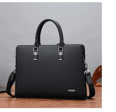 MOTAORA Genuine Leather Laptop Briefcase (14–15.6")