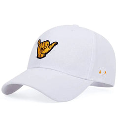 Finger Embroidery Cotton Baseball Cap – Casual Hip Hop Kpop Snapback Hat