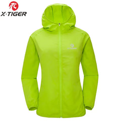 X-TIGER Windproof Cycling Jacket – Lightweight Reflective MTB Windcoat