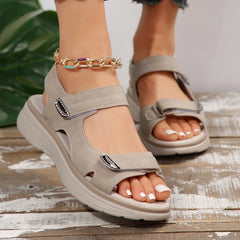Women’s Summer Wedge Sandals – Lightweight Platform Beach Shoes