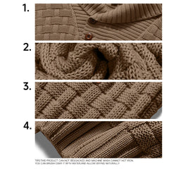 Men’s Winter Knitted Crew Neck Pullover