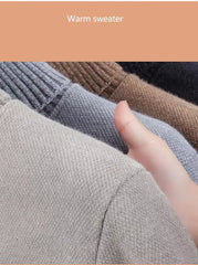 Men’s Luxury Velvet High Neck Sweater