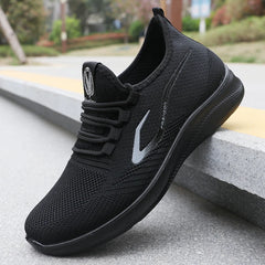 Men’s Lightweight Knitted Running Shoes – Breathable & Non-Slip Sports Sneakers