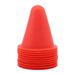 10PCS Training Cones Set – Soft Sports Marker for Soccer, Skating, and Fitness Drills