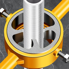 4-Point & 6-Point Water Pipe Inner Hole Opener – Drill-Driven Universal Tapping Tool