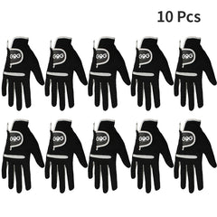 Men’s Golf Glove – Left/Right Hand, Microfiber, Black