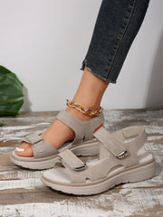 Women’s Summer Wedge Sandals – Lightweight Platform Beach Shoes