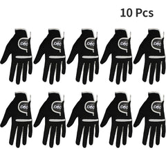Men’s Golf Glove – Left/Right Hand, Microfiber, Black