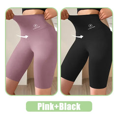 Women’s High Waist Sports Shorts – M to XL
