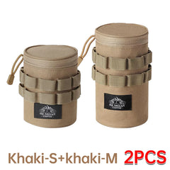 Outdoor Tactical Water Cup Storage Bag – 600D Oxford Cloth Travel Organizer