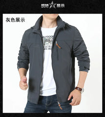 Men’s Gorpcore Tactical Jacket – Waterproof Military Windbreaker