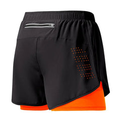 Men's Quick-Dry Double Layer Running Shorts