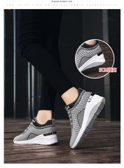 2025 Women’s Vulcanized Sneakers – Platform Walking Flats (Plus Size)