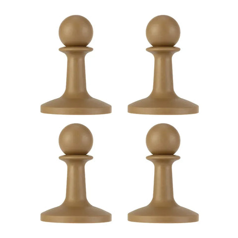 4pcs Camping Tent Poles with Lightning Caps – Durable Canopy Support Set