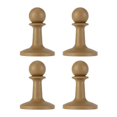 4pcs Camping Tent Poles with Lightning Caps – Durable Canopy Support Set