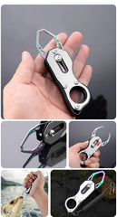 Shawto Aluminum Alloy Fishing Gripper – Professional Lip Grabber & Fish Control Pliers Tool