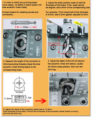 YOMO 3-in-1 Furniture Dowelling & Drill Locator Jig