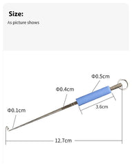 2Pcs Stainless Steel Fishhook Remover Tools