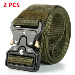Unisex Tactical Nylon Belt with Quick Release Buckle