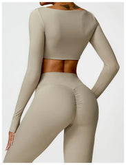 Women’s Quick-Dry Square Neck Gym Top