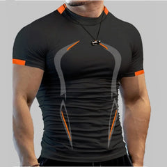 Men’s Summer Quick-Dry Sports T-Shirt – Breathable Training Top