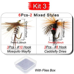 Mixed Fly Fishing Lures 6pcs
